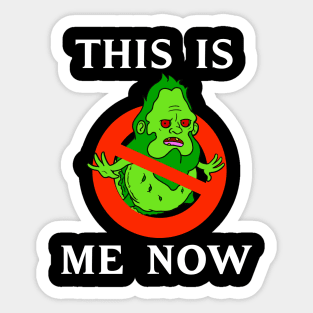 No Beef Beefsquatch Slimer Sticker